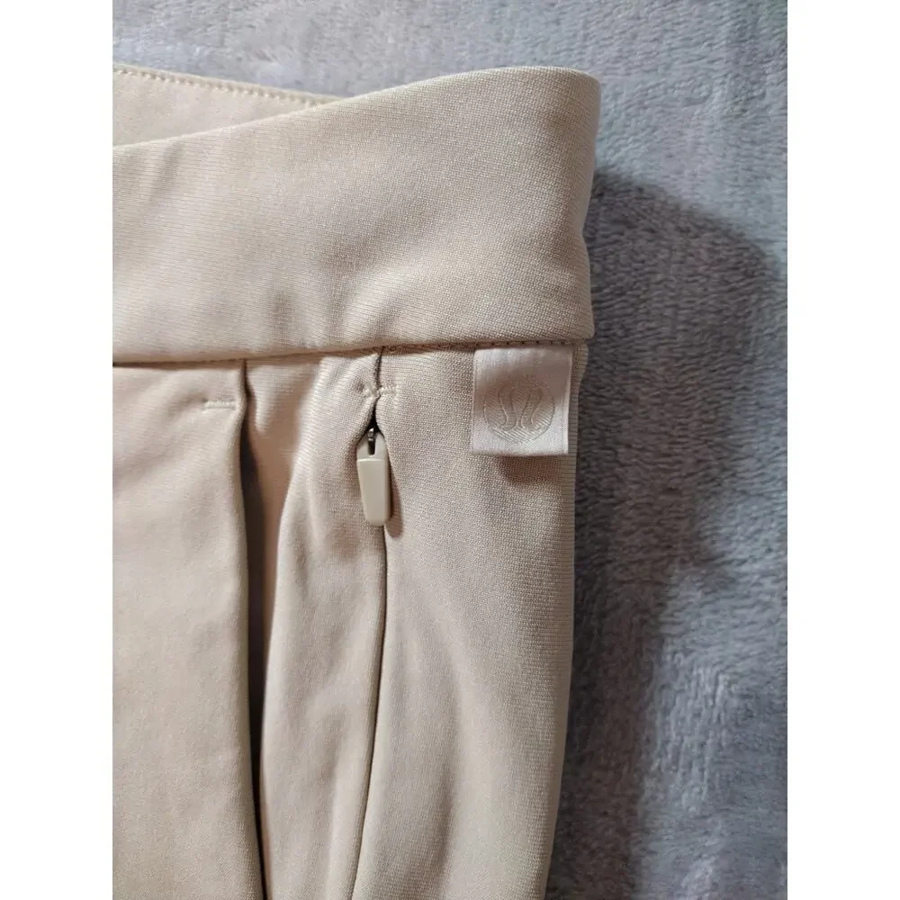 Lululemon Slim Commission Pants Mens 31x31 Khaki Warpstreme Preppy Golf Athletic